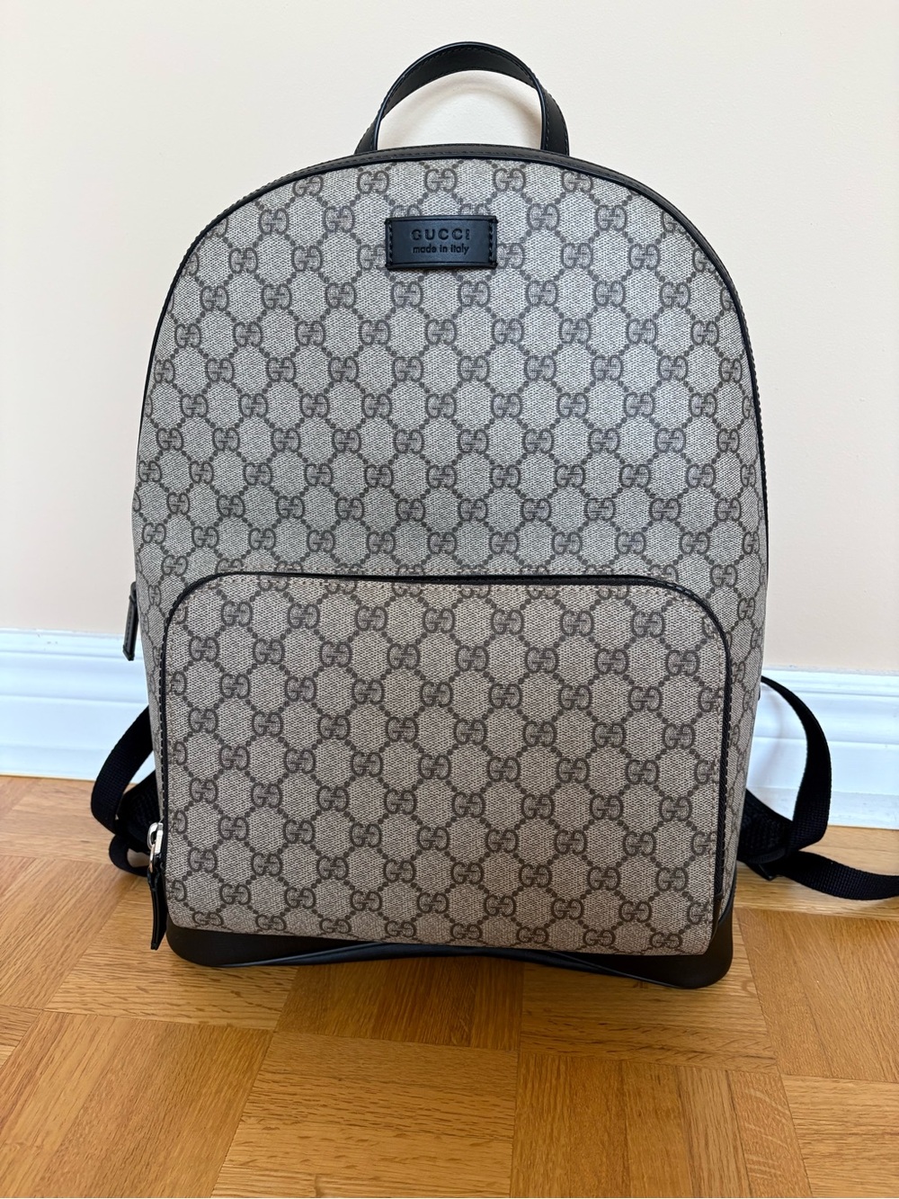 Gucci Beige GG Supreme Canvas Backpack LIKE NEW/NEVER USED
